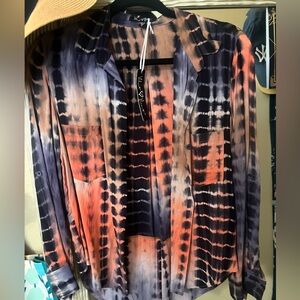 Velvet Hearts Tie-Dye Button-Up Shirt
New w/ tags